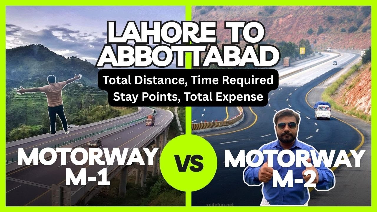 Lahore to Abbottabad via Motorway 2025 (4K) | Amazing Views