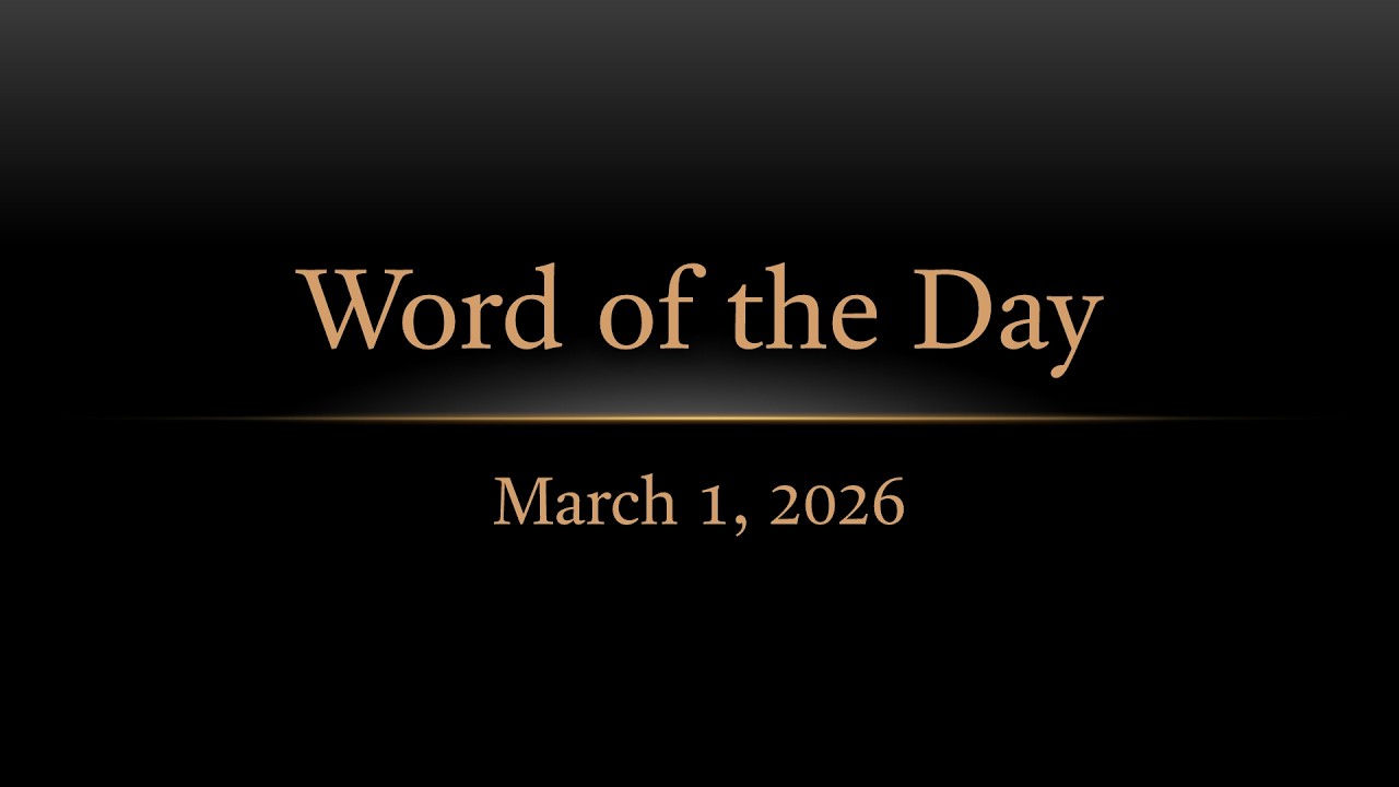 TURFJC Word of the Day for March 1, 2026: Psalm 103