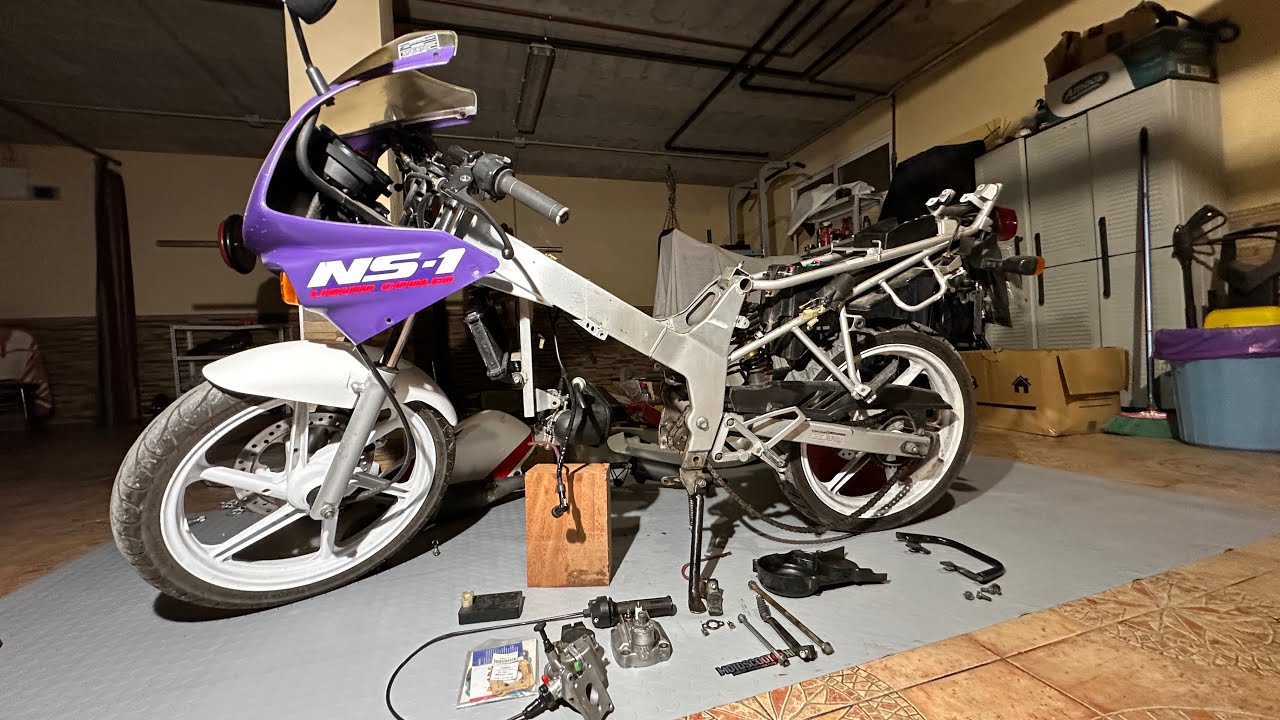Vuelvo a gripar la HONDA NS-1 italkit 100cc. Se acabó