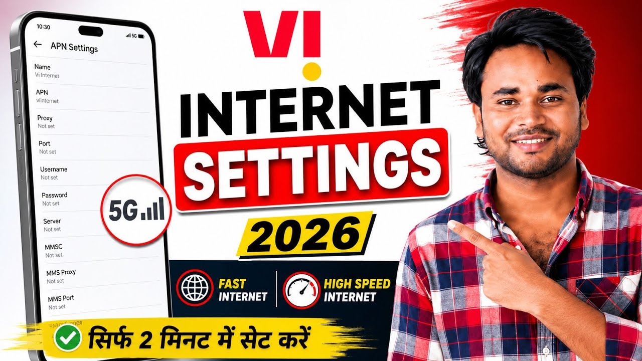 🚀 Vi APN Settings 4G/5G 2026 | Vi Network Problem Solution ✅ | Idea / Vodafone Network Problem Fix 