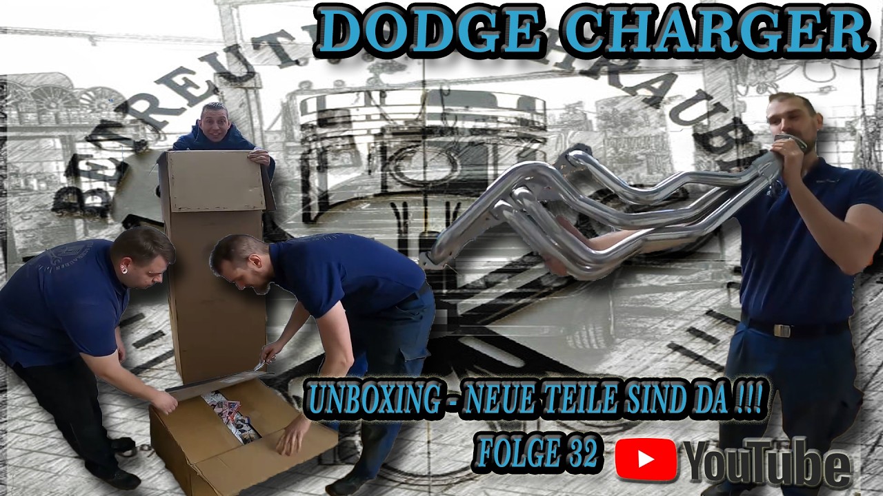 Dodge Charger 1968 Restauration Folge 32 🔥 Endlich da! Dodge Charger Unboxing 😮‍🔥