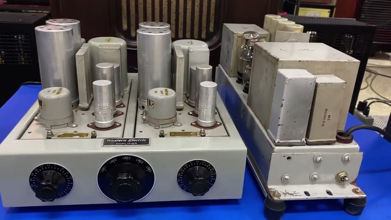 Western Electric 91B w 120A Amplifiers