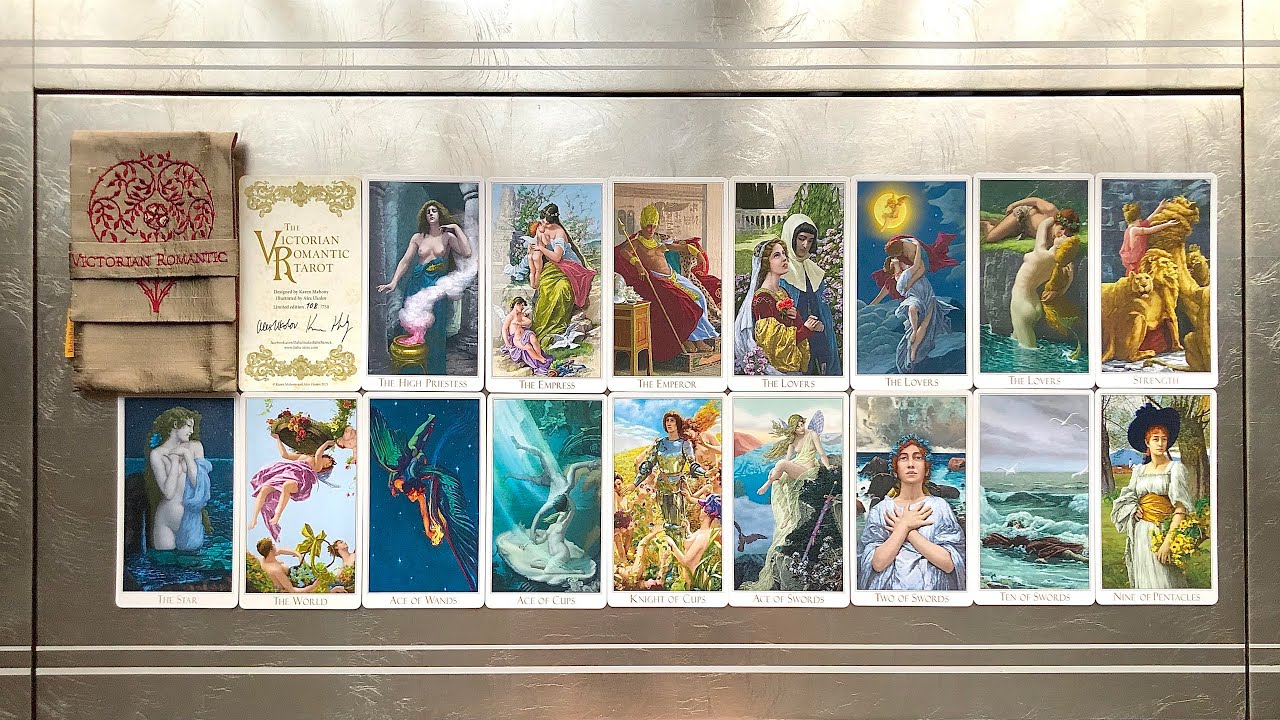 The Victorian Romantic Tarot 4th Edition (Large Format, LE) by Baba Studio (Unboxing + Flip Through)