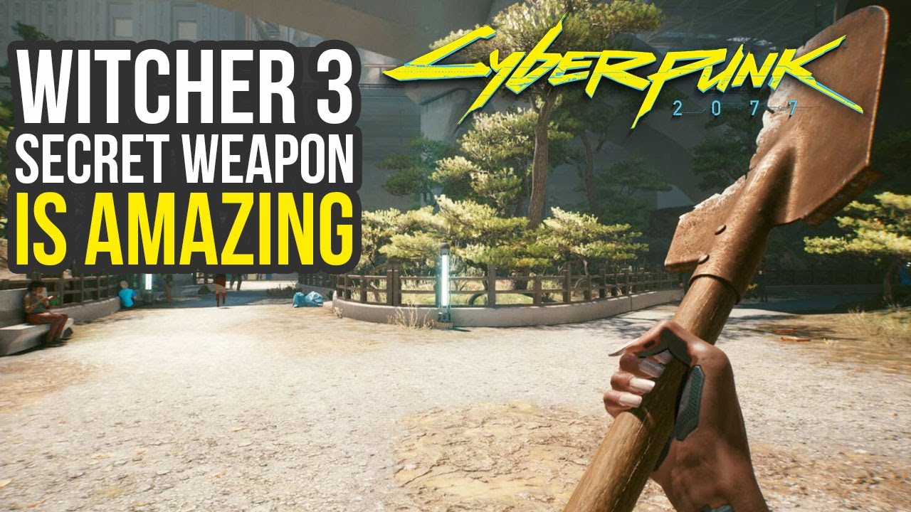 Witcher 3 Weapon, Rogue's Gun & More Secret Items In Cyberpunk 2077 (Cyberpunk 2077 Best Weapons)