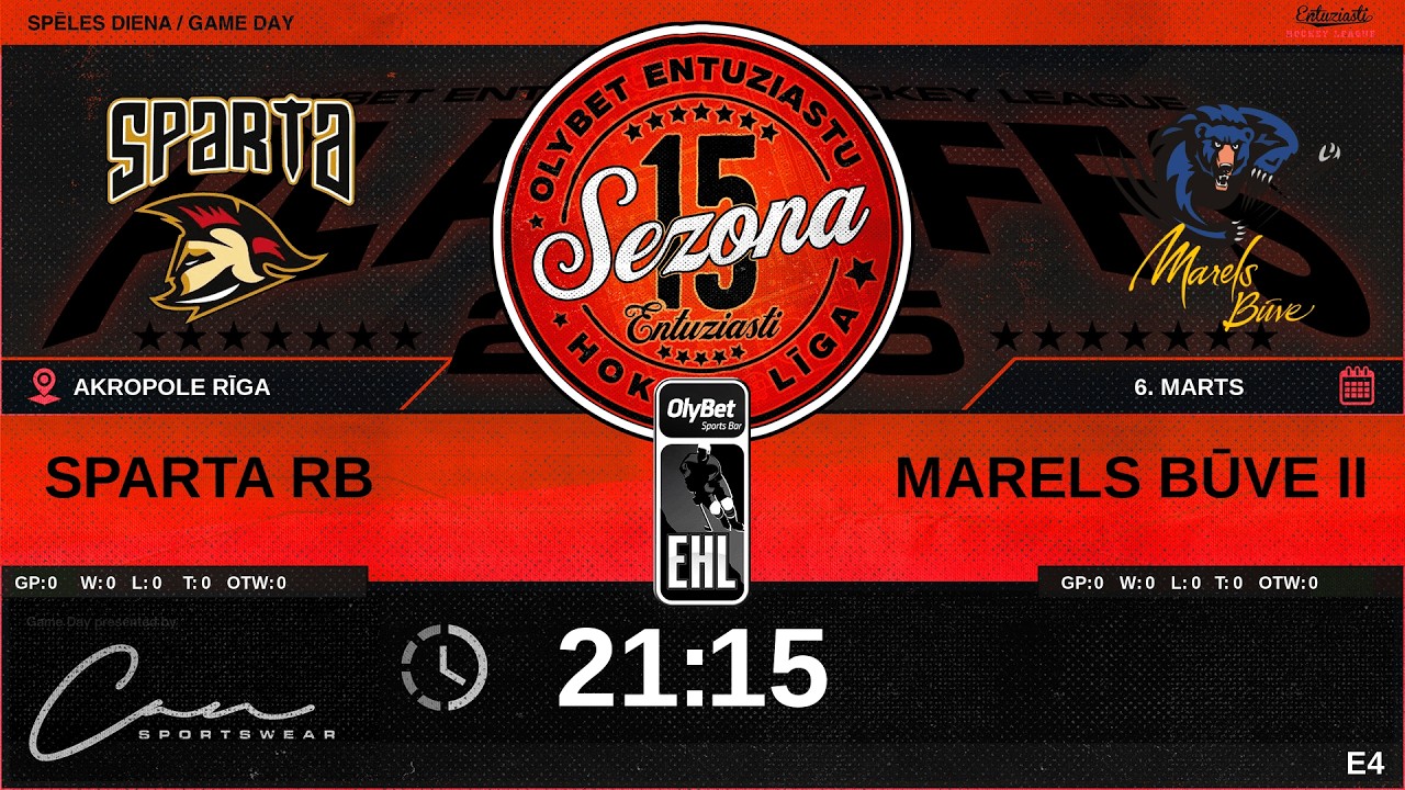 🎧🎤2026 03 06 | SPARTA RB (SPR) - MARELS BŪVE II (MB2) | E4