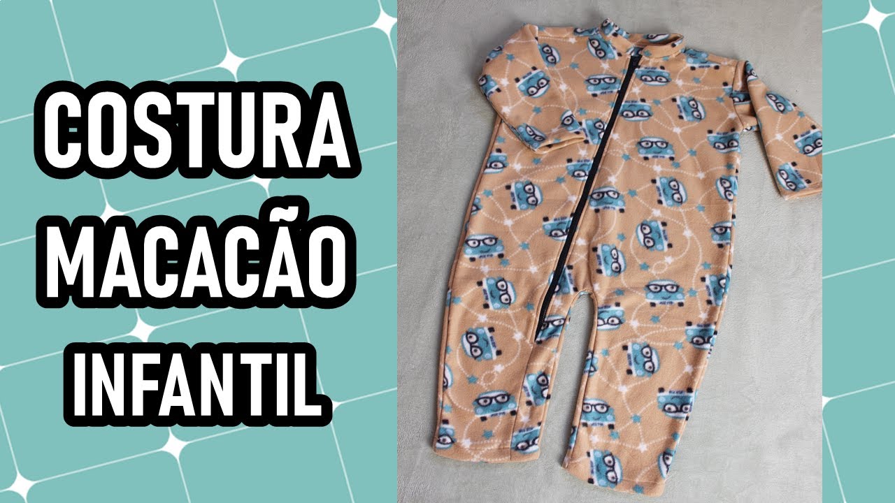 Como fazer macacão infantil de soft | COSTURA