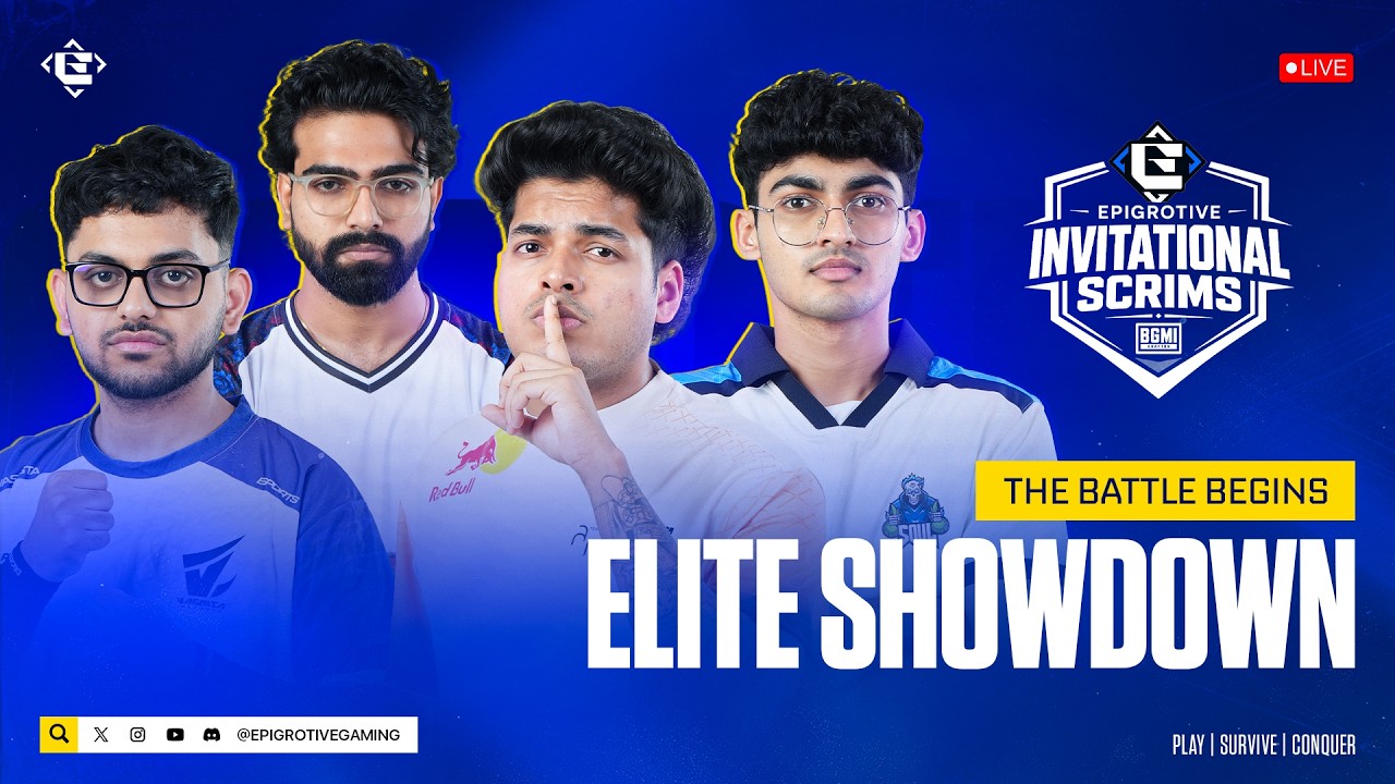 Epigrotive Invitational Scrims Elite Showdown | FT. #Apexgaming #soul #outrage #orangutan #vasista