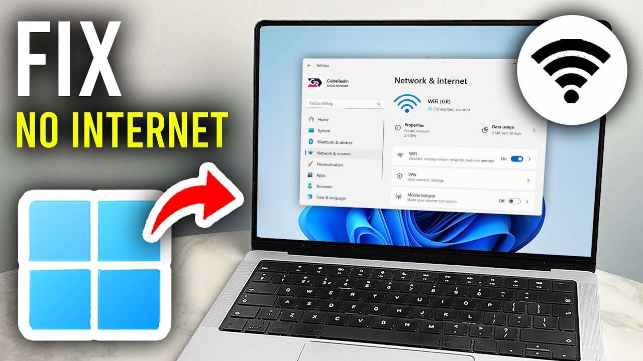 How To Fix WiFi Connected But No Internet Windows 11 - Step By Step