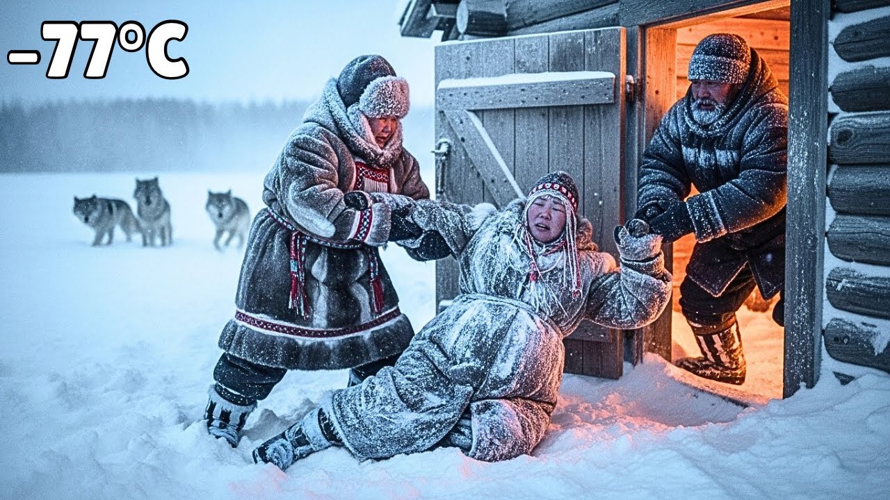 Baby Born During wolves attack at –77°C in Yakutia Brutal Winter 