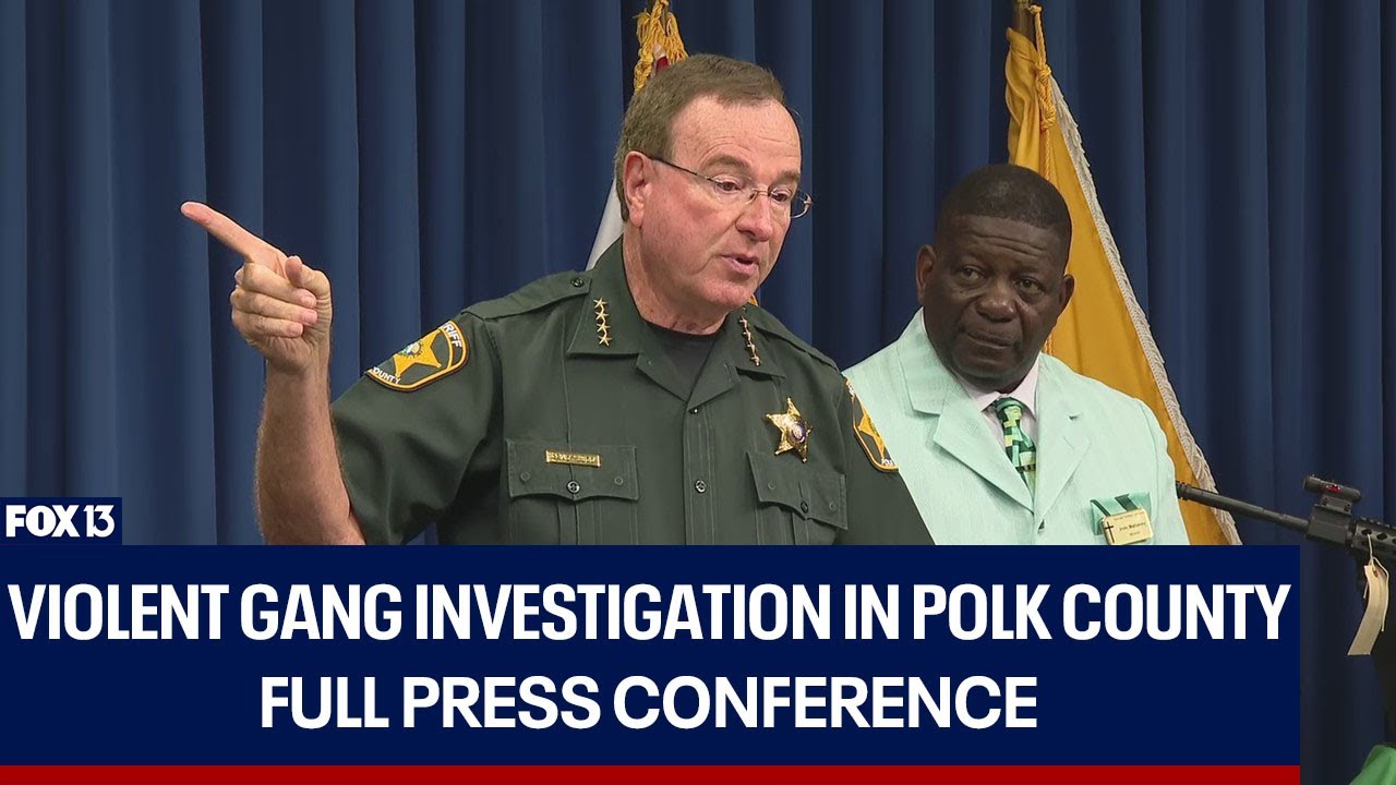WATCH LIVE: Grady Judd discussing violent gang investigation