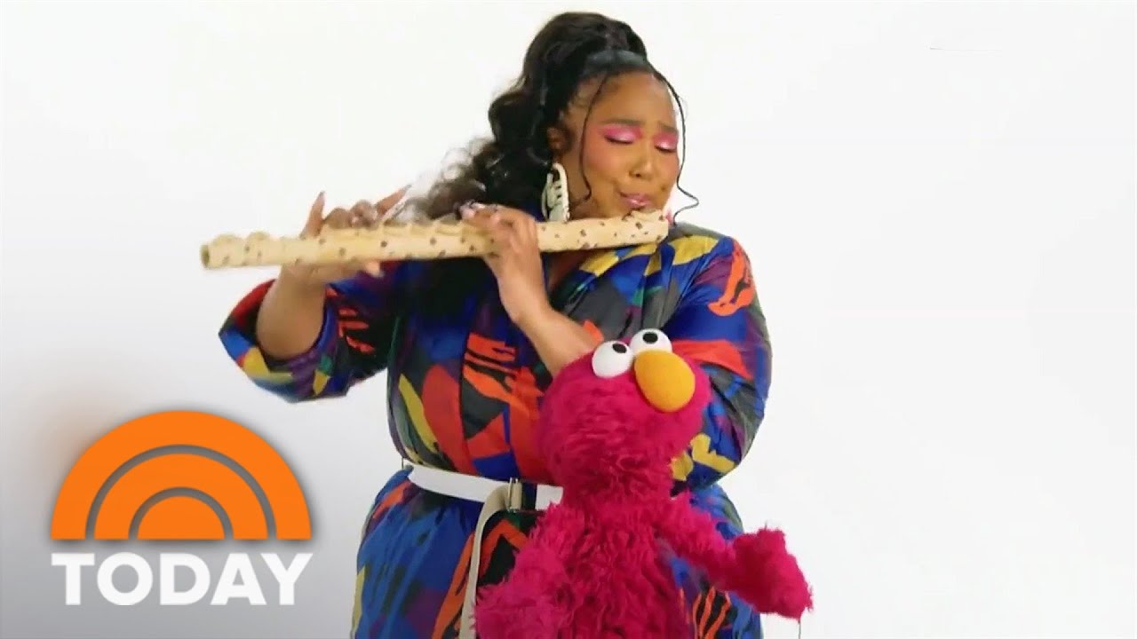Watch Lizzo play a cookie flute with Elmo on &lsquo;Sesame Street&rsquo;