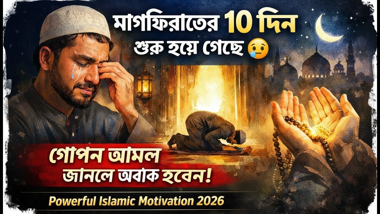 এই আমল জানলে অবাক হবেন ! মাগফিরাতের ১০ দিন শুরু হয়ে গেছে😢Powerful Islamic Motivation 2026