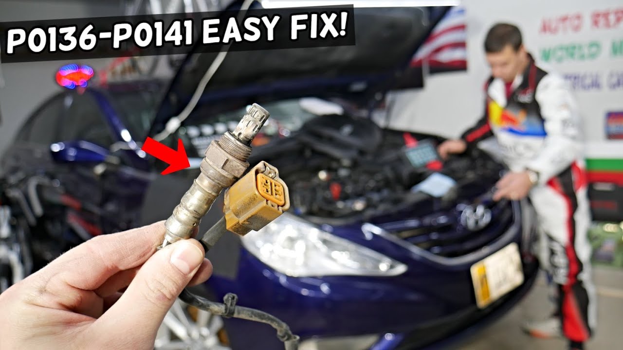 HYUNDAI SONATA CODE P0136 P0137 P0138 P0139 P0140 P0141 ENGINE LIGHT ON FIX