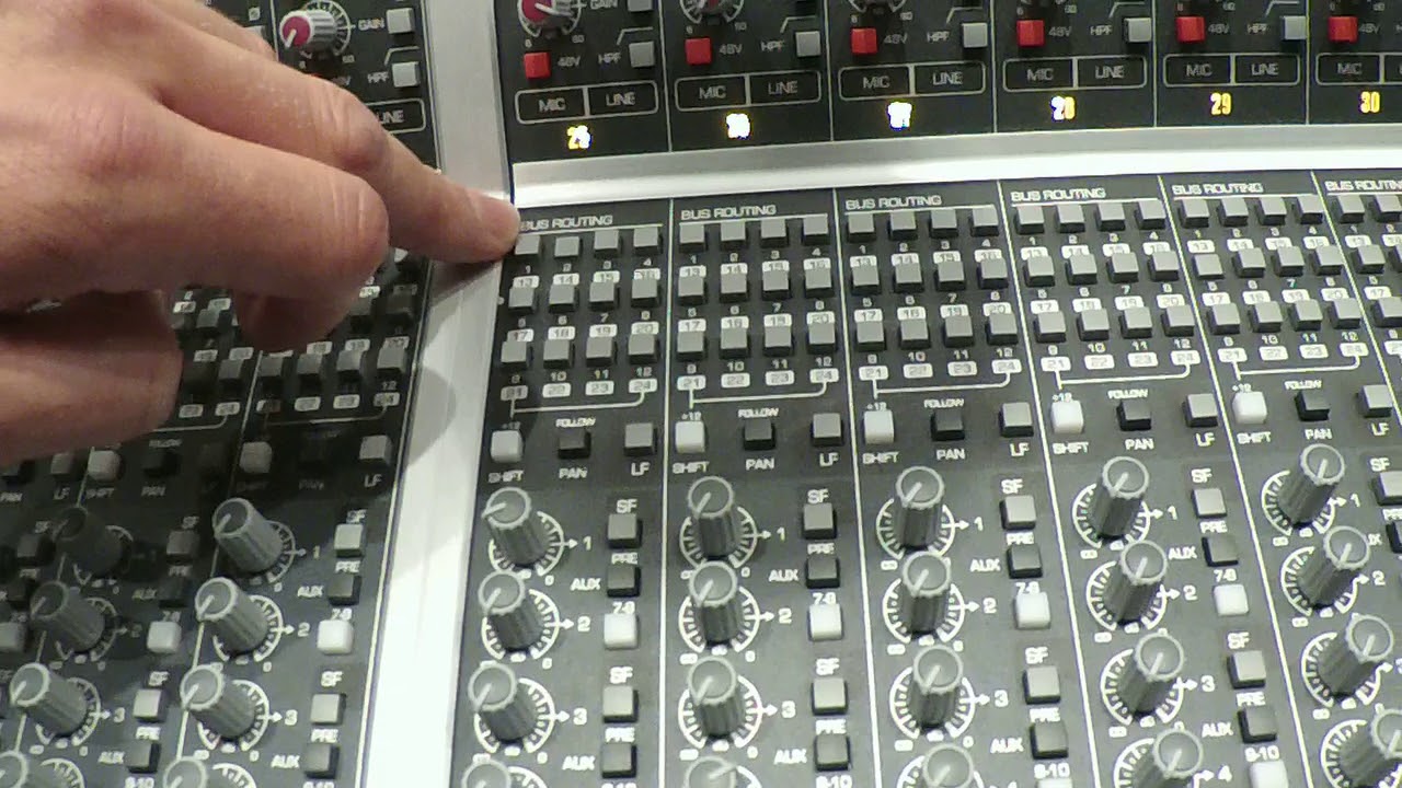 Audient 48 Channel Analog Recording Console + Signal Flow