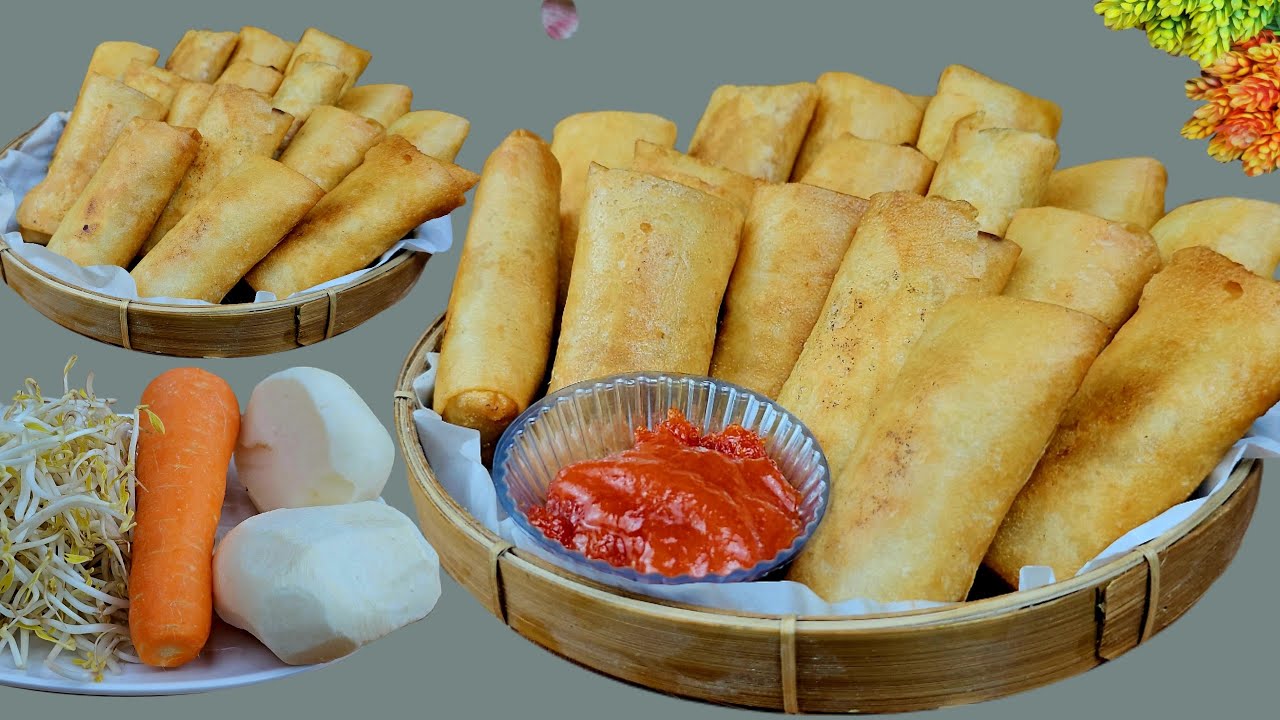YANG BELI SAMPAI RELA ANTRI  : : LUMPIA BENGKOANG UDANG REBON   : :  MENU TAKJIL  PALING LARIS