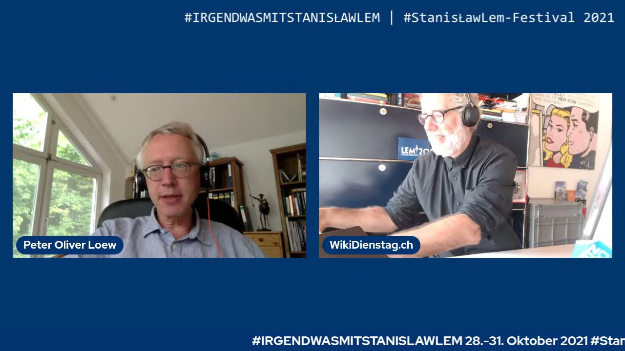 Dienstag 17.08.2021, 09.00 Uhr | @PeterOliverLoew & #StanisławLem-FestivalTalk