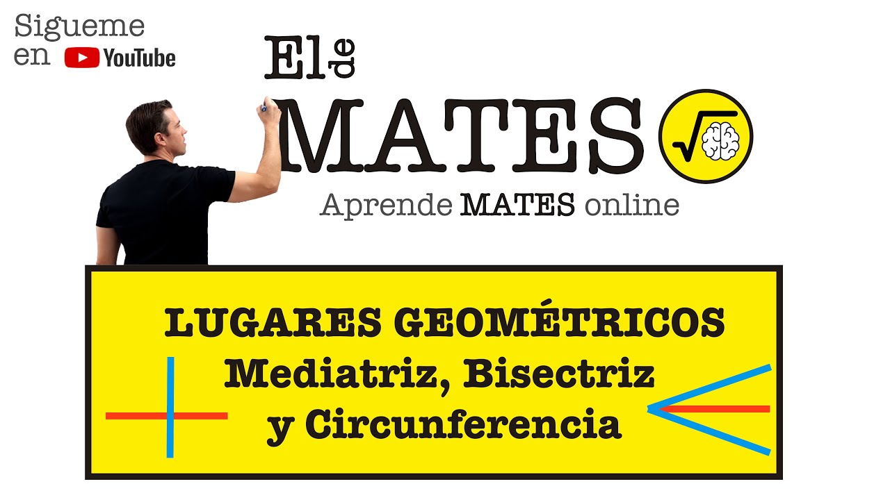 Lugares Geométricos. Mediatriz, Bisectriz y Circunferencia