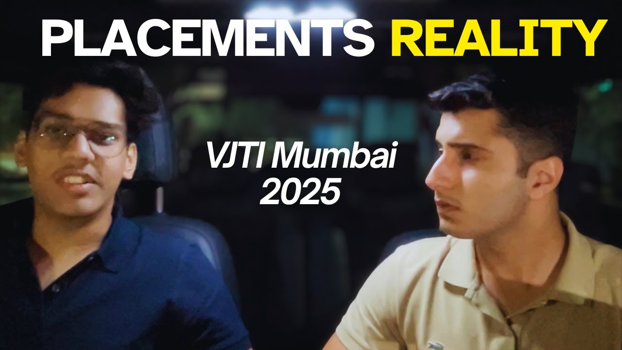 VJTI Mumbai Placements Explained | CTC vs Salary, Dream Companies, Software Prep| Nitin Dhiman