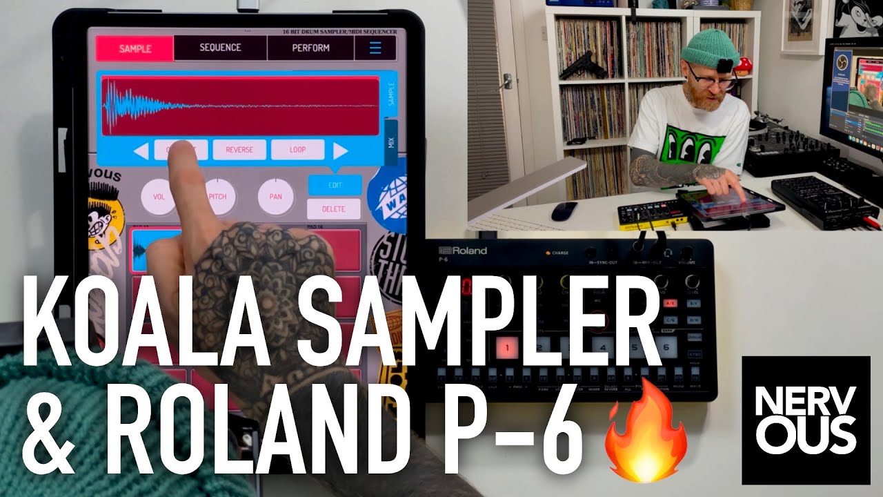 Koala Sampler & The Roland P-6 - A Great Combination! - NervousCook$