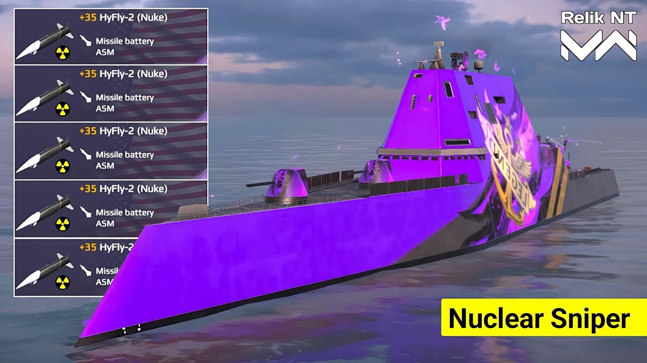 Zumwalt With Sniper Build Always Crazy🔥 Modern Warships Gameplay 