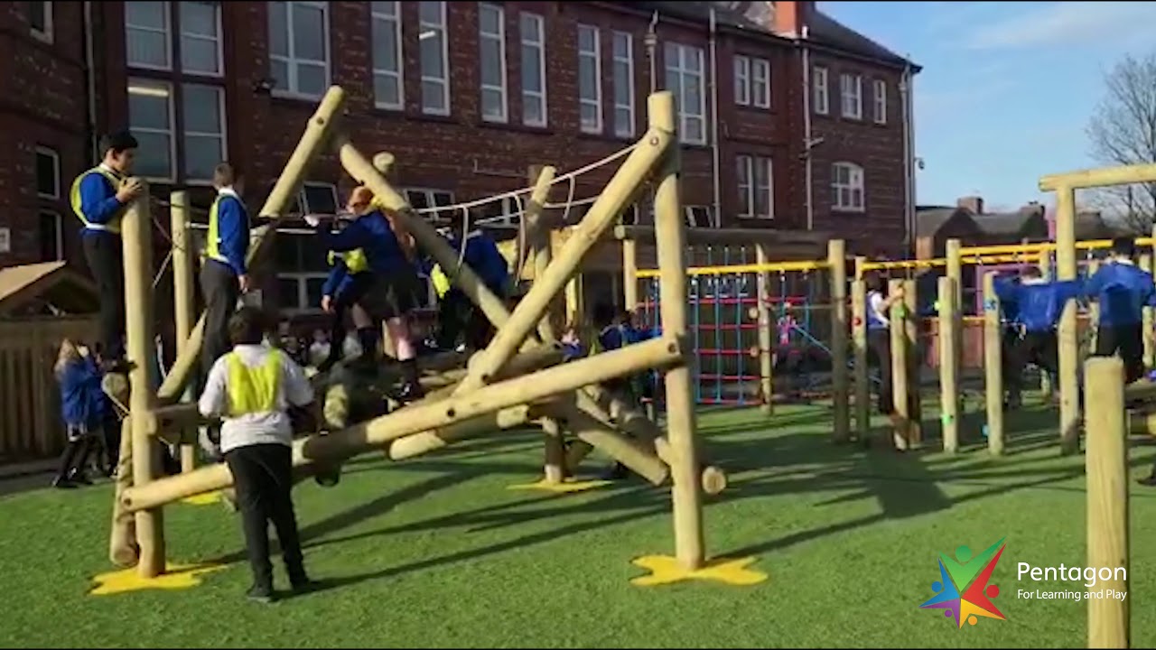 An active playground installed at Old Hall Drive