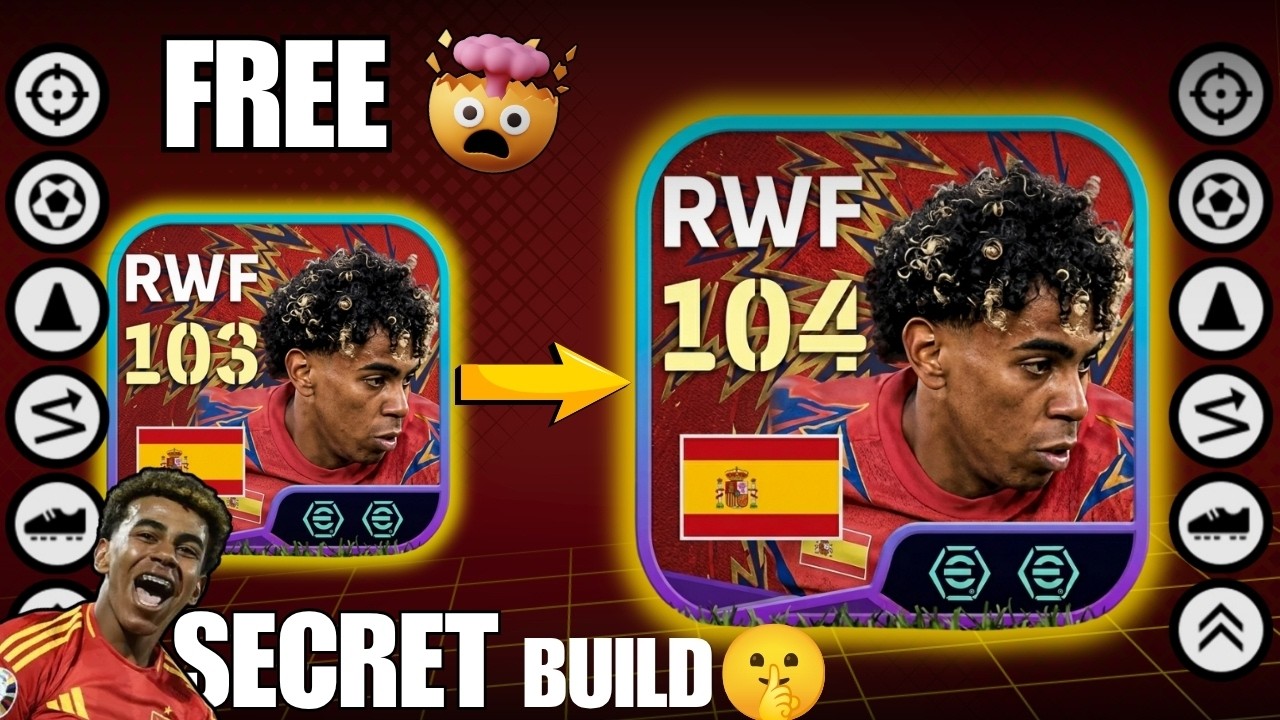 FREE Showtime Yamal 104 Build 😱 SECRET Training & Review eFootball 2026 Mobile