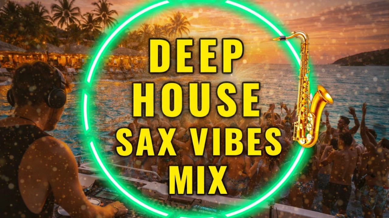 Deep House Sax Vibes | Beach Party Sunset DJ Mix