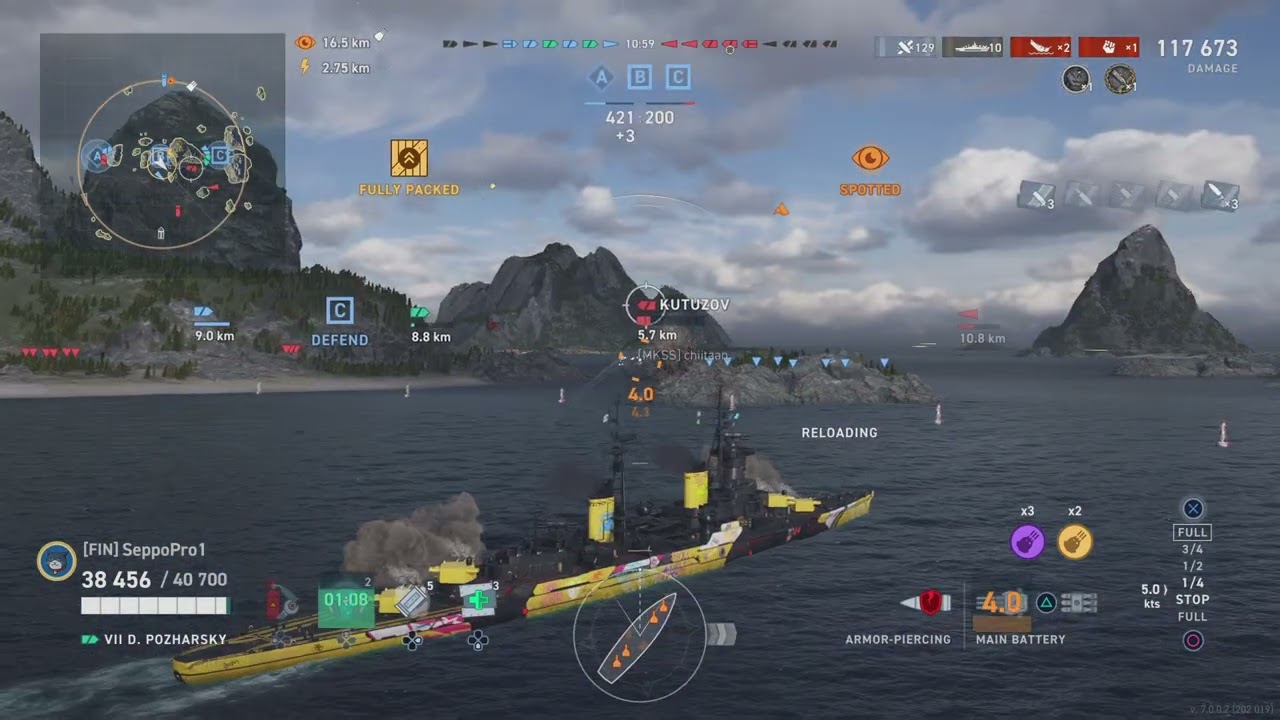 D. Pozharsky 7 min 4200 base xp