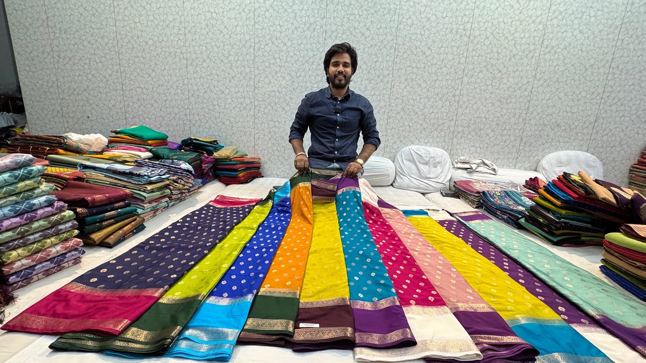 Chickpet Wholesale Saree Shops | Budget Friendly Sarees in Chickpet | Single Saree Courier Available