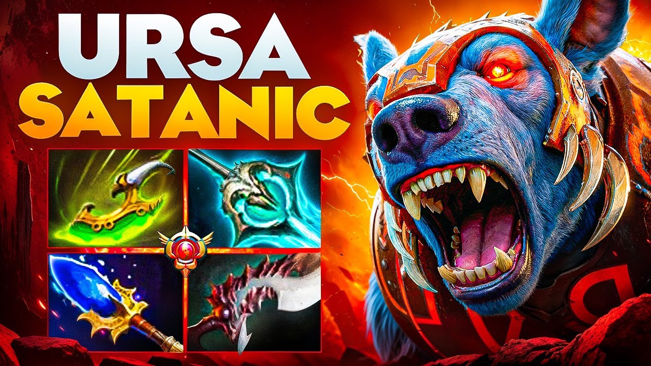 ТОП 1 МИРА КОМБЕКАЕТ ИГРУ НА УРСЕ 1x9🔥❘ Satanic Ursa Dota 2 7.40c