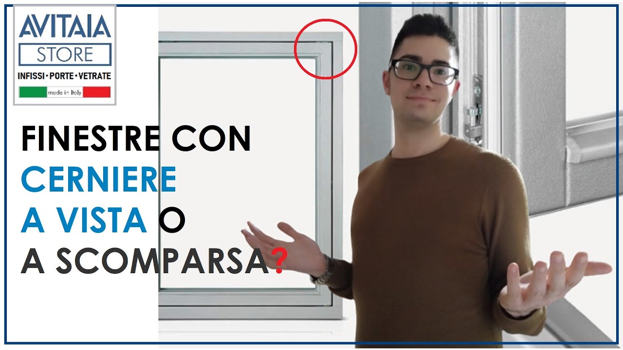 Finestre con cerniere a vista o a scomparsa: quale scegliere❓