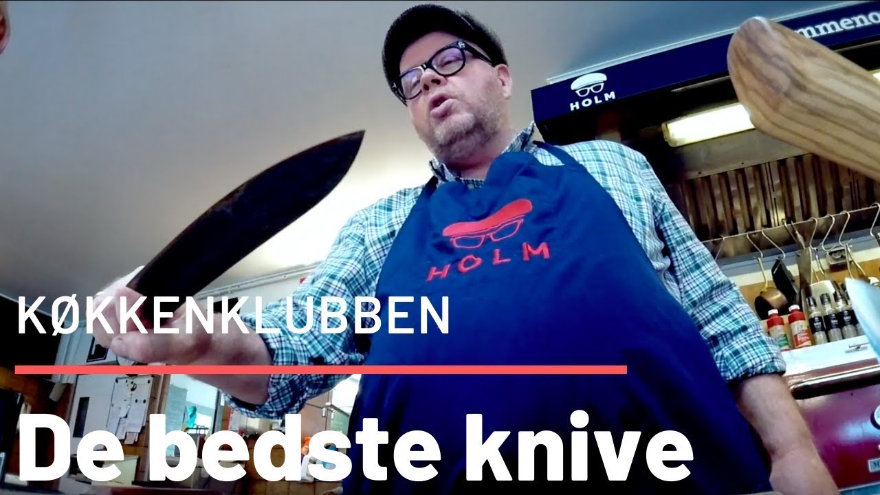 De bedste knive i et køkken! Se TV-kokken Claus Holms yndlingsknive i køkkenet.