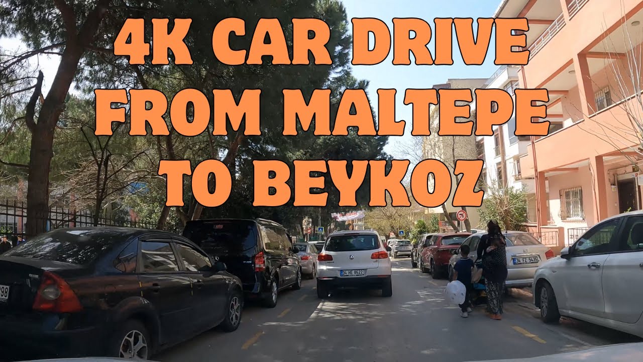 4K Автомобильный тур от Малтепе до Бейкоза | 4K Вождение в Стамбуле - 4K 60FPS #4kdrive