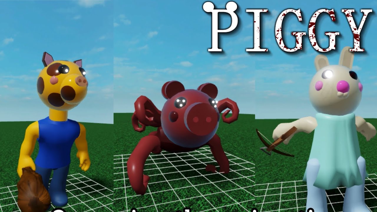 Swapping the animations of some Piggy skins.. (Funny) | Roblox
