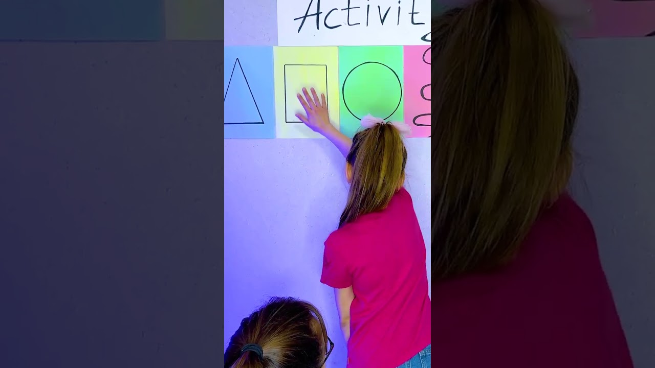 Guess the Shape 🔺🟢A Sensory Game with Mom! 🙌