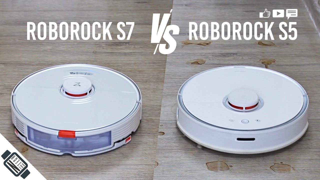 Roborock S7 против S5 [ТЕСТ НА УБОРКУ И МЫТЬЕ ПОЛА]