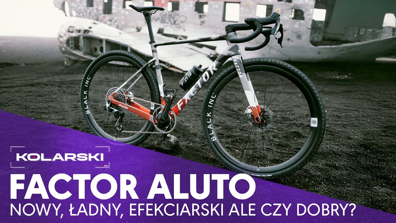 Najnowszy (tańszy) rower marki FACTOR! Poznajcie rasowy rower gravelowy do ścigania. Zobacz ALUTO!