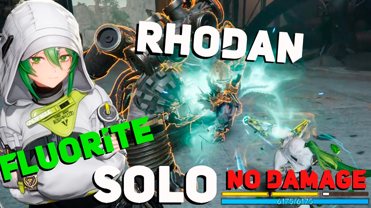Full Fluorite Solo NO DAMAGE Rhodan 90lvl | Arknights: Endfield