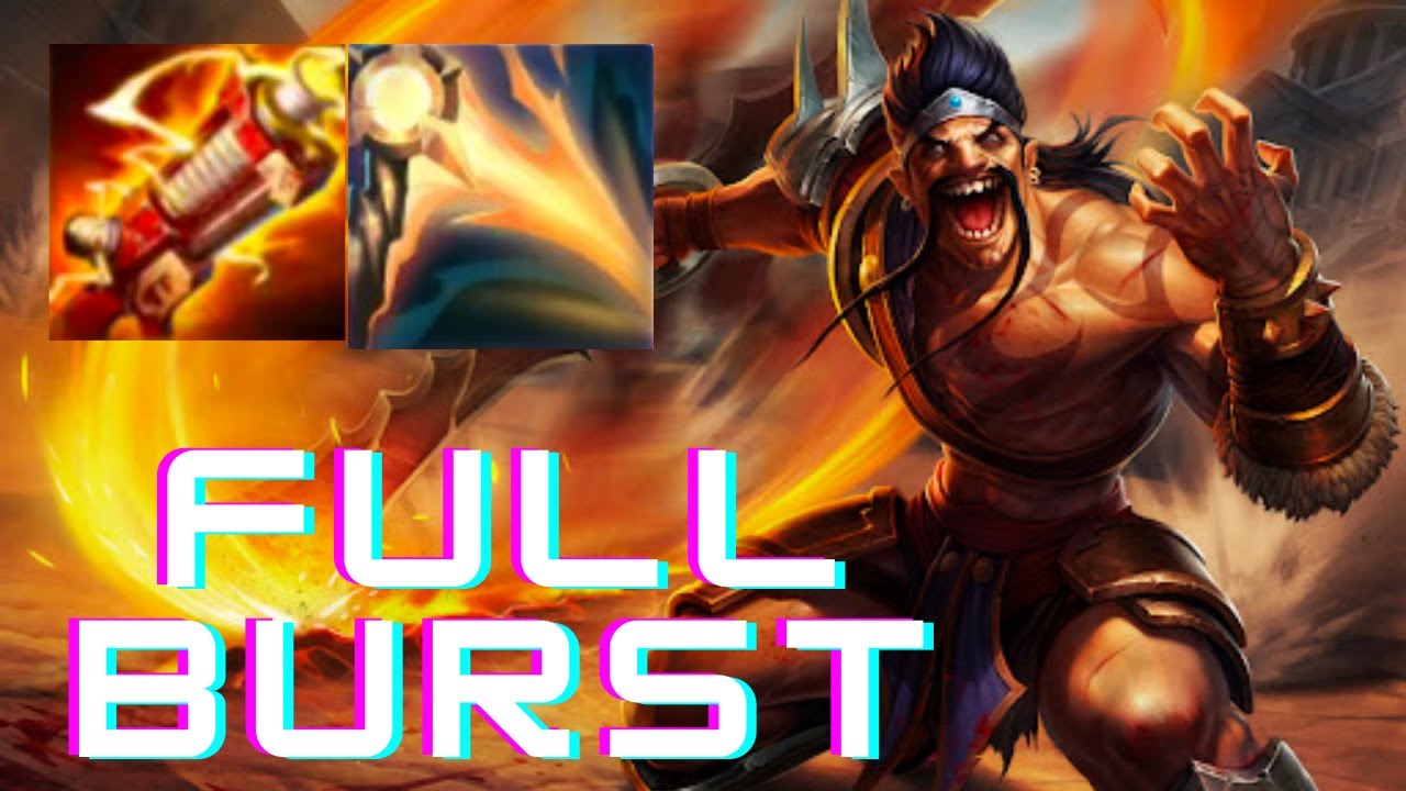 NO IE BURST BUILD | Draven Supplementary Guide | Wild Rift