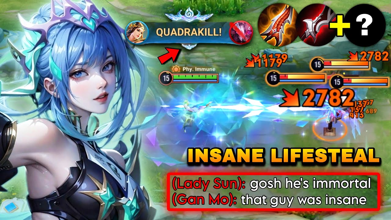 QUADRAKILL! CONSORT YU INSANE LIFESTEAL WIPING OUT ENEMIES EASILY! | TOP 1 CONSORT YU BUILD & ARCANA