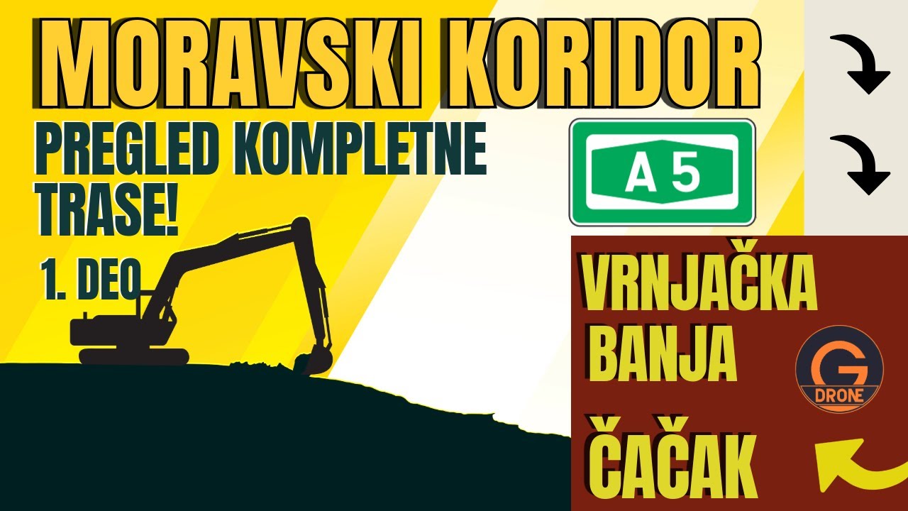 Vrnjci - Preljina : Cela trasa,  1. deo