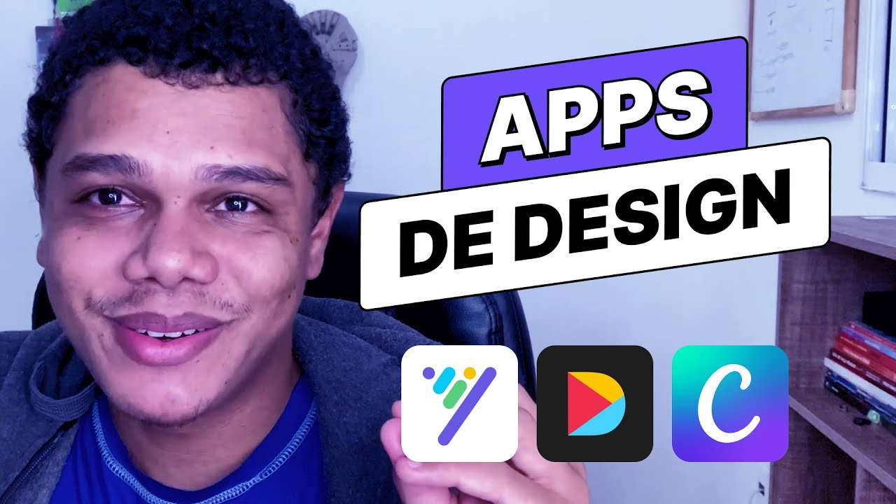 3 APLICATIVOS de CELULAR para fazer DESIGN