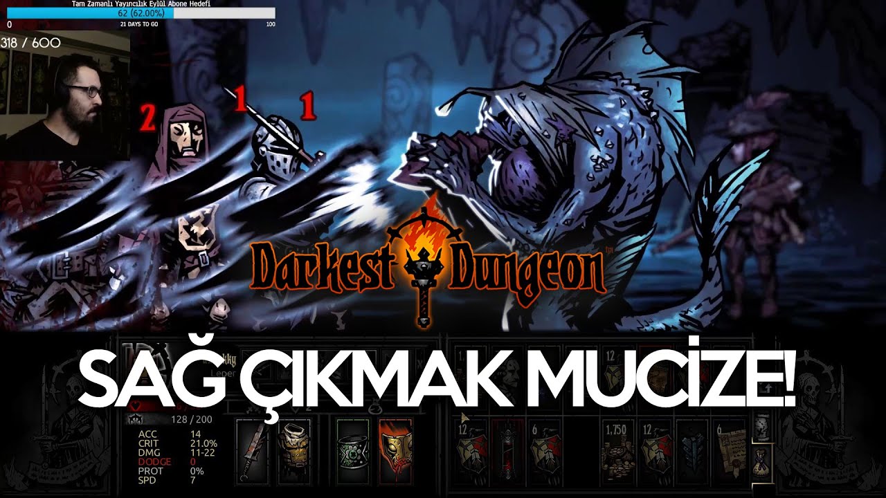 BU ZİNDANA KALP DAYANMAZ! - Darkest Dungeon (Twitch Yayın Kesit)