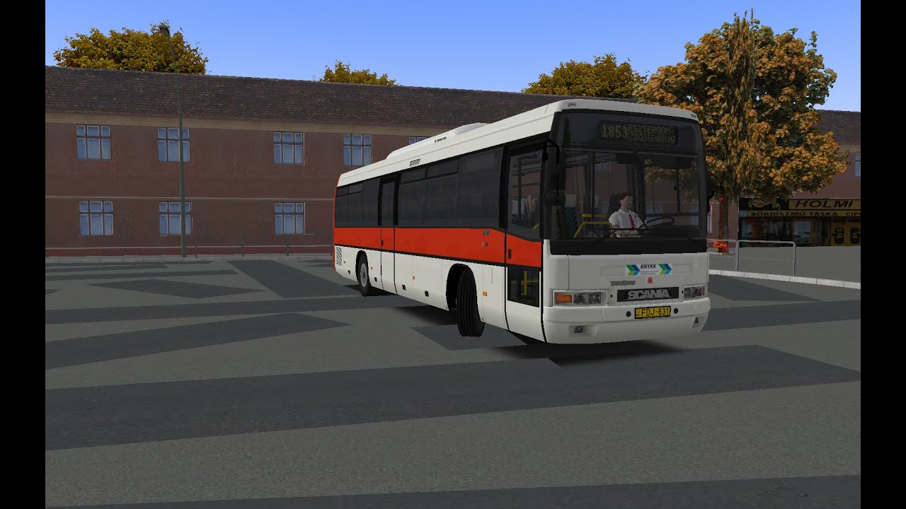 OMSI2 - Dunántúl; Esztergom-Székesfehérvár; Ikarus E95 (Christmas Edition)
