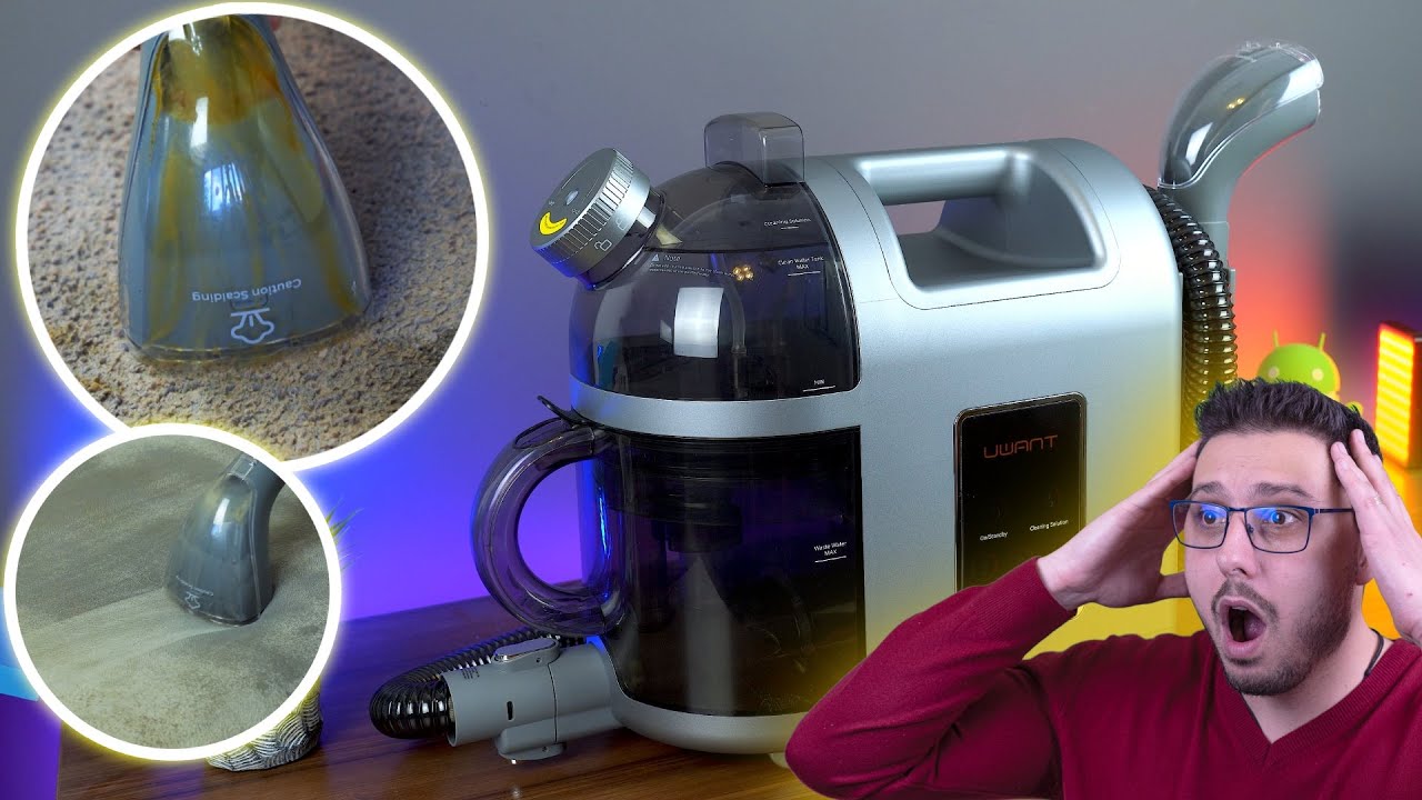Ceva de care NU cred că te poți lipsi: UWANT B200 - Aspirator cu jet de apă și abur [Review Română]