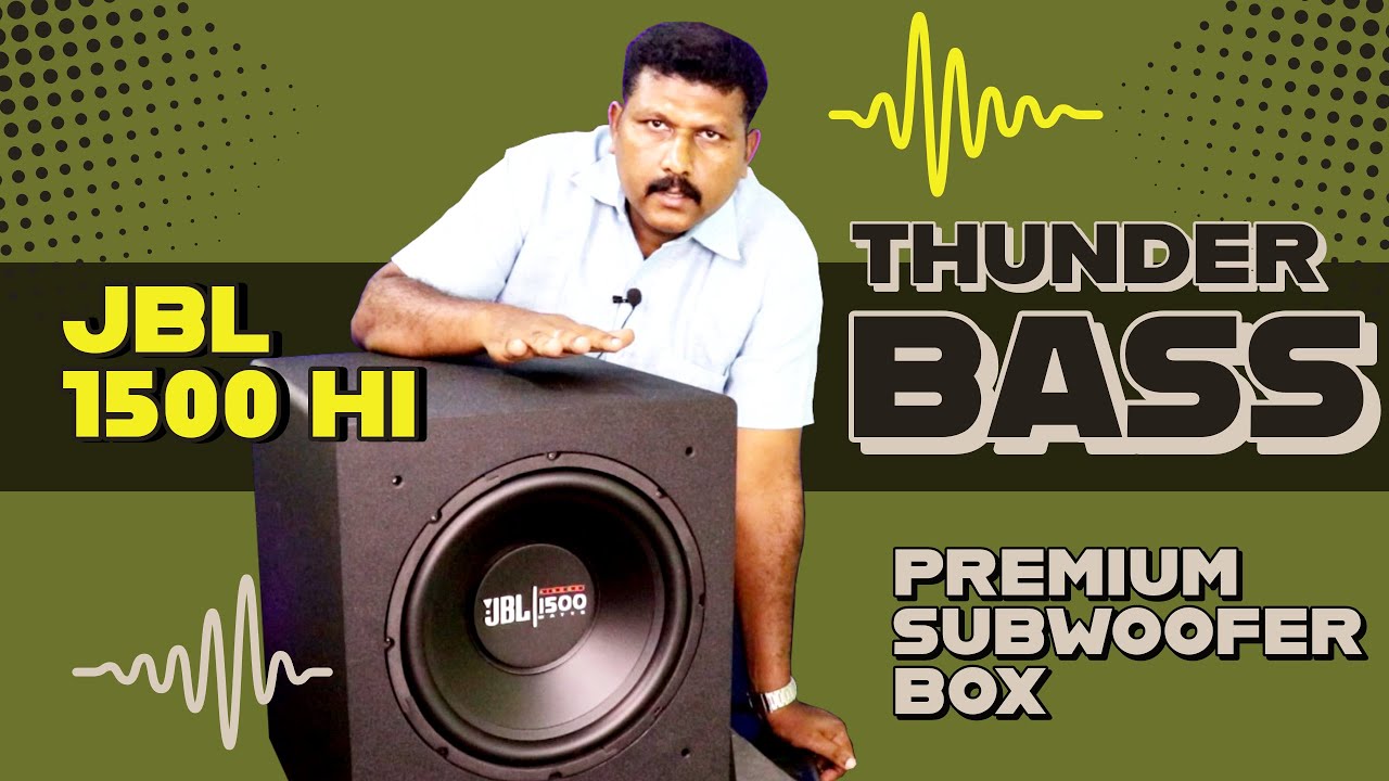 JBL 1500 HI PREMIUM  SUBWOOFER  BOX  #projectprojet wonders