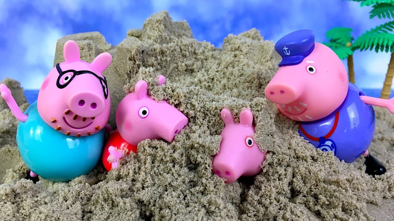 GRANDPA PIG TAKES DADDY PEPPA AND GEORGE ON A PIRATE ADVENTURE