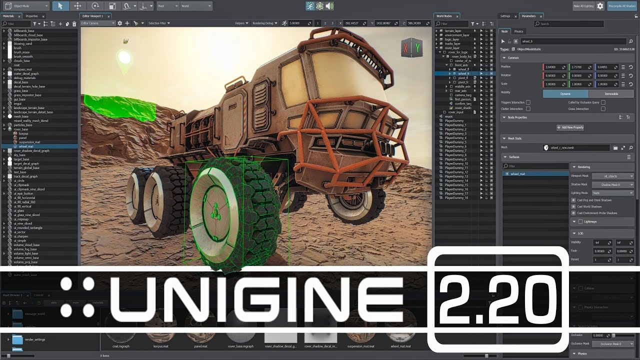 UNIGINE 2.20 - Why Isn't This Powerful Game Engine More Popular?