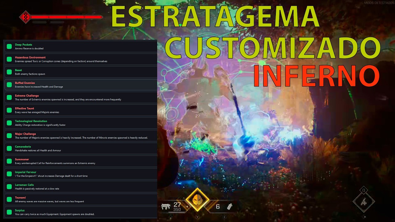 Space Marine 2 - Estratagema Customizado Difícil (INFERNO)