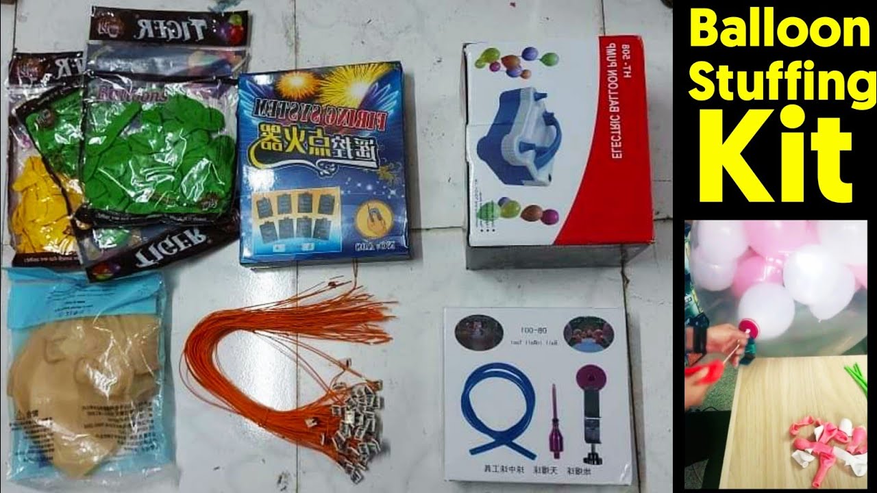 Balloon Stuffing Kit, Cold Fire system, Heating Fuse, T20, Balloon Entry, Helium Gas, Vishwas Fete